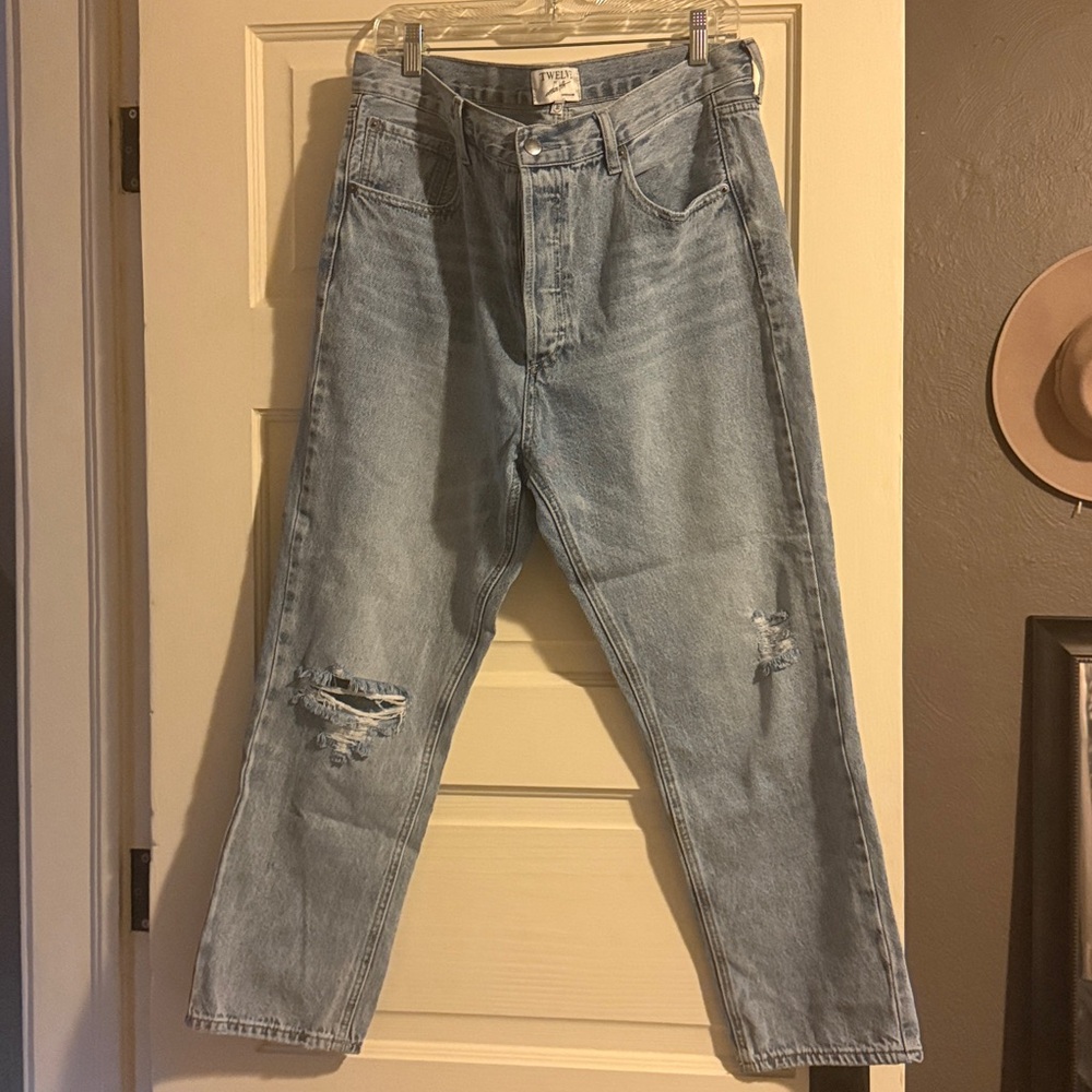 Light Blue Straight jeans 100% cotton